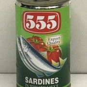 555 Sardines in TOMATO SC 12x425g (Inner)