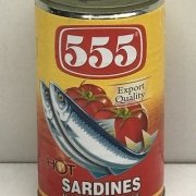 555 Sardines in TOMATO SC HOT 48x425g