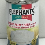Twin Elephant TODDY PALM\'S SEEDS (Canned) 24x565g