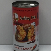 Smiling Fish FRIED MACKERELS In Chili Sc (Jitney can) 50x155g