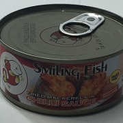 Smiling Fish Fried MACKERELS In Chili Sc 48 (Round)x185g
