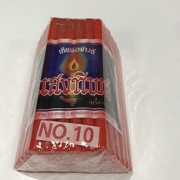 Candle #10 RED 4\