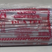 VN Bamboo CHOPSTICK (6mmx23cm) Red 100prsx20pks